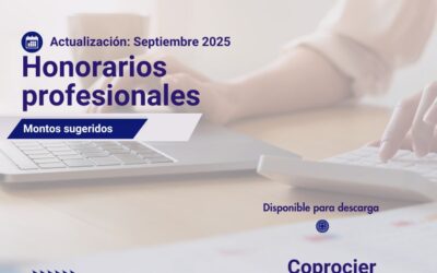 Honorarios profesionales sugeridos. Actualización