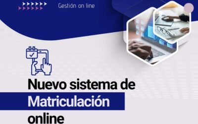 Ya está disponible el nuevo sistema de matriculación online