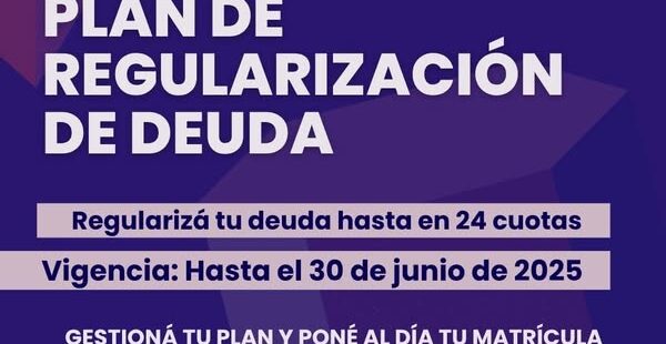 Plan de Regularización de Deuda de Matrículas