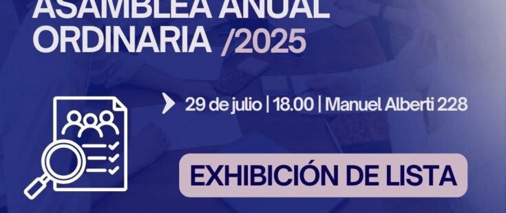 Asamblea Ordinaria | Se presentó una lista para el Directorio de COPROCIER