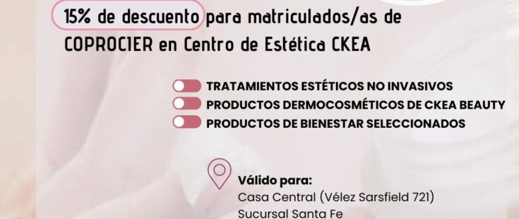 Nuevo convenio: Centro de estética CKEA