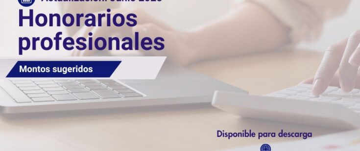 Honorarios profesionales: Actualización