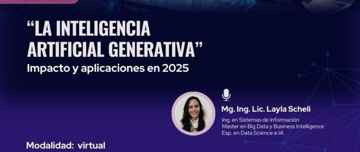 Charla on line: La inteligencia artificial generativa. Impacto y aplicaciones en 2025