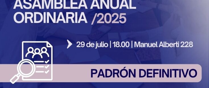 Padrón definitivo | Exhibición