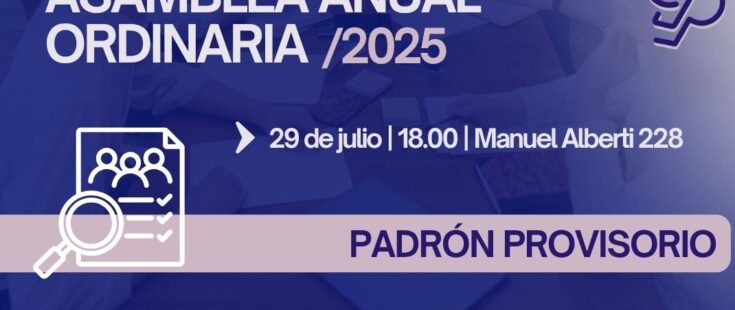 Padrón provisorio | Exhibición