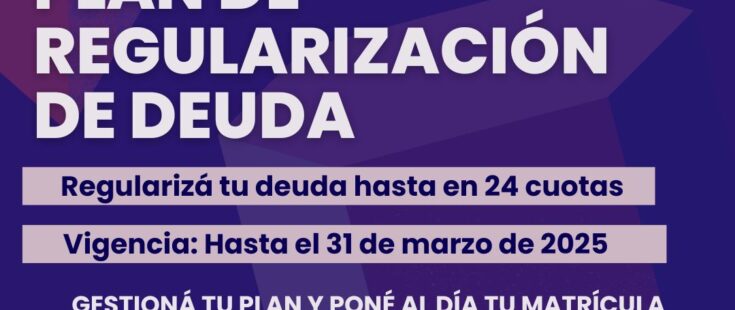 Plan de Regularización de Deuda de Matrículas