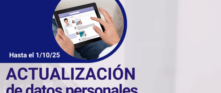 COPROCIER convoca a los matriculados a actualizar sus datos personales